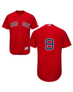 Red Sox #9 Ted Williams Red Flexbase Authentic Collection Stitched MLB Jersey