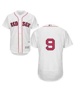 Red Sox #9 Ted Williams White Flexbase Authentic Collection Stitched MLB Jersey