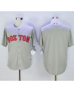 Red Sox Blank Grey New Cool Base Stitched MLB Jersey