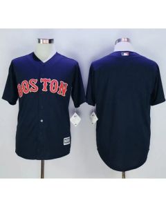 Red Sox Blank Navy Blue New Cool Base Stitched MLB Jersey