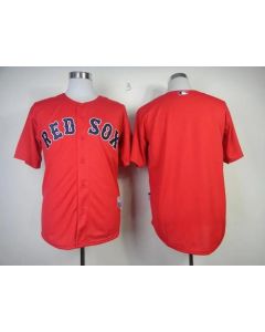 Red Sox Blank Red Cool Base Stitched MLB Jersey