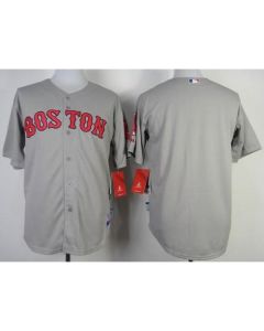Red Sox Blank Stitched Grey MLB Jersey