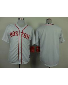 Red Sox Blank Stitched White Cool Base MLB Jersey