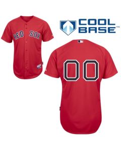 Red Sox Personalized Authentic Red MLB Jersey