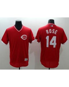 Reds #14 Pete Rose Red Flexbase Authentic Collection Cooperstown Stitched MLB Jersey