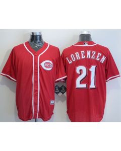 Reds #21 Michael Lorenzen Red New Cool Base Stitched MLB Jersey