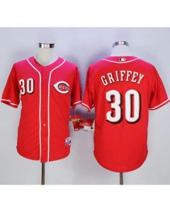 Reds #30 Ken Griffey Red Cool Base Stitched MLB Jersey