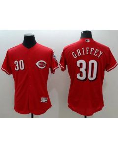 Reds #30 Ken Griffey Red Flexbase Authentic Collection Stitched MLB Jersey