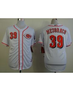 Reds #39 Devin Mesoraco White Cool Base Stitched MLB Jersey