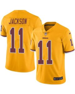 Redskins #11 DeSean Jackson Gold Men's Stitched NFL Limited Rush Jersey