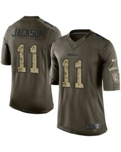 Redskins #11 DeSean Jackson Green Youth Stitched NFL Limited Salute to Service Jersey
