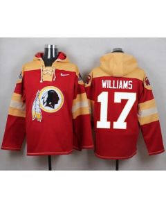 Redskins #17 Doug Williams Burgundy Red Player Pullover NFL Hoodie