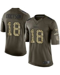 Redskins #18 Josh Doctson Green Men's Stitched NFL Limited Salute to Service Jersey