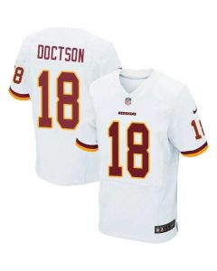Redskins #18 Josh Doctson White Men's Stitched NFL Elite Jersey