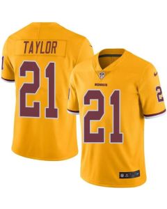 Redskins #21 Sean Taylor Gold Youth Stitched NFL Limited Rush Jersey