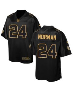 Redskins #24 Josh Norman Black Men's Stitched NFL Elite Pro Line Gold Collection Jersey