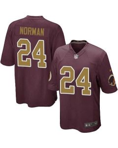 Redskins #24 Josh Norman Burgundy Red Alternate Youth Stitched NFL Elite Jersey
