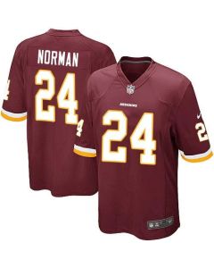 Redskins #24 Josh Norman Burgundy Red Team Color Youth Stitched NFL Elite Jersey