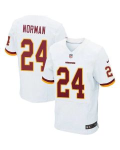 Redskins #24 Josh Norman White Men's Stitched NFL Elite Jersey