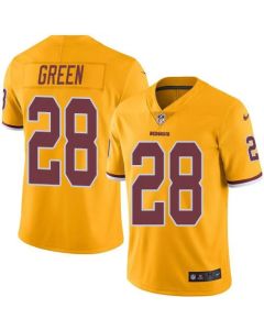 Redskins #28 Darrell Green Gold Men's Stitched NFL Limited Rush Jersey