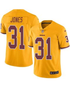 Redskins #31 Matt Jones Gold Men's Stitched NFL Limited Rush Jersey