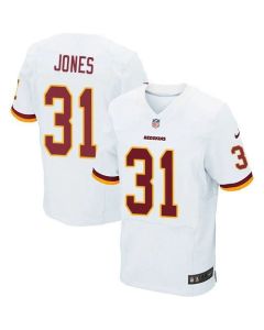 Redskins #31 Matt Jones White Men's Stitched NFL Elite Jersey