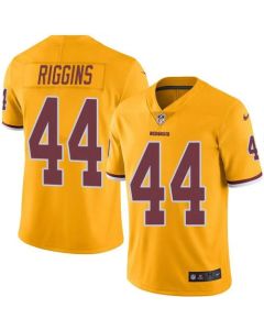 Redskins #44 John Riggins Gold Men's Stitched NFL Limited Rush Jersey