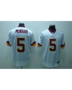Redskins #5 Donovan McNabb White Stitched Youth NFL Jersey