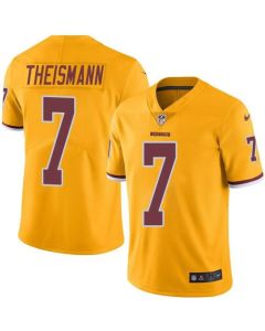 Redskins #7 Joe Theismann Gold Men's Stitched NFL Limited Rush Jersey