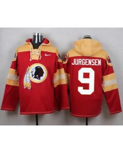 Redskins #9 Sonny Jurgensen Burgundy Red Player Pullover NFL Hoodie