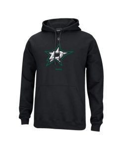 Reebok Dallas Stars Primary Logo Pullover Hoodie Black