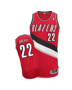 Revolution 30 Blazers #22 Clyde Drexler Red Stitched NBA Jersey