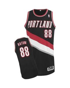 Revolution 30 Blazers #88 Nicolas Batum Black Stitched NBA Jersey