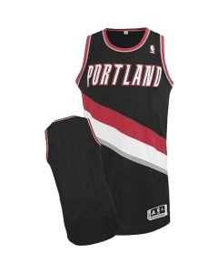 Revolution 30 Blazers Blank Black Stitched NBA Jersey
