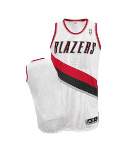 Revolution 30 Blazers Blank White Stitched NBA Jersey