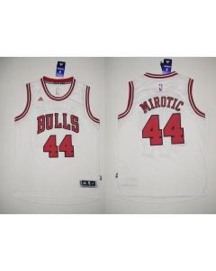Revolution 30 Bulls #44 Nikola Mirotic White Stitched NBA Jersey