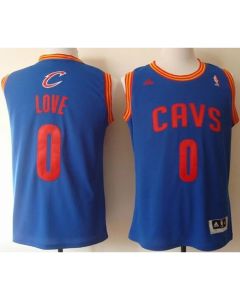 Revolution 30 Cavaliers #0 Kevin Love Light Blue Stitched NBA Jersey