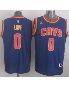 Revolution 30 Cavaliers #0 Kevin Love Navy Blue Stitched NBA Jersey