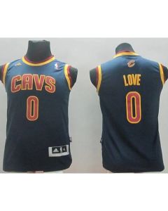 Revolution 30 Cavaliers #0 Kevin Love Navy Blue Stitched Youth NBA Jersey