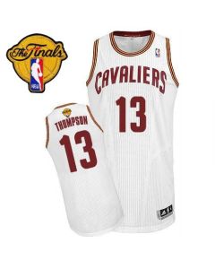Revolution 30 Cavaliers #13 Tristan Thompson White The Finals Patch Stitched NBA Jersey