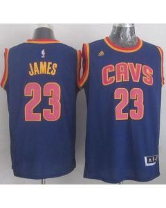Revolution 30 Cavaliers #23 LeBron James Navy Blue CavFanatic Stitched NBA Jersey