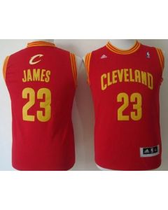 Revolution 30 Cavaliers #23 LeBron James Red Stitched Youth NBA Jersey