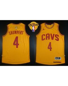 Revolution 30 Cavaliers #4 Iman Shumpert Gold The Finals Patch Stitched NBA Jersey