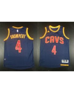 Revolution 30 Cavaliers #4 Iman Shumpert Navy Blue CavFanatic Stitched NBA Jersey (Blue Navy)
