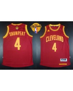 Revolution 30 Cavaliers #4 Iman Shumpert Red The Finals Patch Stitched NBA Jersey (Red)