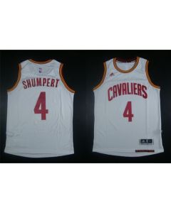 Revolution 30 Cavaliers #4 Iman Shumpert White Stitched NBA Jersey