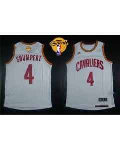 Revolution 30 Cavaliers #4 Iman Shumpert White The Finals Patch Stitched NBA Jersey (White)
