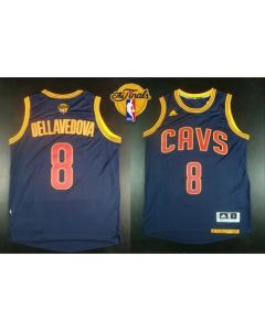 Revolution 30 Cavaliers #8 Matthew Dellavedova Navy Blue CavFanatic The Finals Patch Stitched NBA Jersey (Blue Navy)