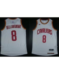 Revolution 30 Cavaliers #8 Matthew Dellavedova White Stitched NBA Jersey