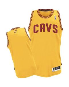 Revolution 30 Cavaliers Blank Yellow Stitched NBA Jersey